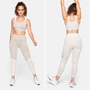 Outdoor Voices Beige 2 Tone leggings